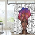 thumbnail image 5 of Funny Shower Curtain for Bathroom Accessories Inspirational Funny Quotes Cool Shower Curtain Set 72x72in, 5 of 7