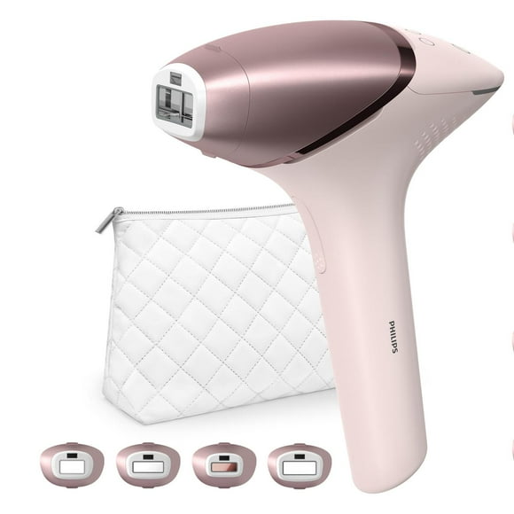 Depiladora IPL Philips Lumea Prestige Rosa con 4 Cabezales Inteligentes y SmartSkin Sensor