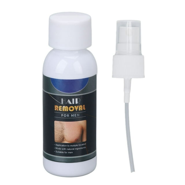 Spray de depilación para hombres, extracto de planta, spray depilatorio indoloro suave y refrescante para axilas y piernas, 30ml