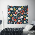 thumbnail image 4 of Daiia Holiday Christmas Cookies Pattern Tapestry 60x51 Inches Wall Hanging Tapestry Artistic Wall Hanging Bedroom Wall Decor Living Room Tapestry Dorm Room Decor, 4 of 9