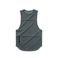 thumbnail image 1 of pstuiky Camiseta sin mangas para hombre, Blusa sin mangas con capucha y cuello redondo de color liso para hombre Chaleco de hombre xl, 1 of 5