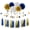 Navy Blue White Gold Kits, variant on 2026 Daily Hot Essential Sage Green Beige Gold Party Decor Set, 30Pcs Rustic Tissue Pom Poms Tassel Garland Banner for Wedding Bachelorette Engagement Gender Reveal Bridal Shower