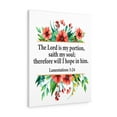 thumbnail image 1 of Scripture Walls The Lord is My Portion Lamentations 3:24 Christian Home Decor Bible Art Unframed, 1 of 8