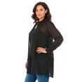 thumbnail image 2 of Roaman's Women's Plus Size Kate Georgette Tunic, 2 of 5