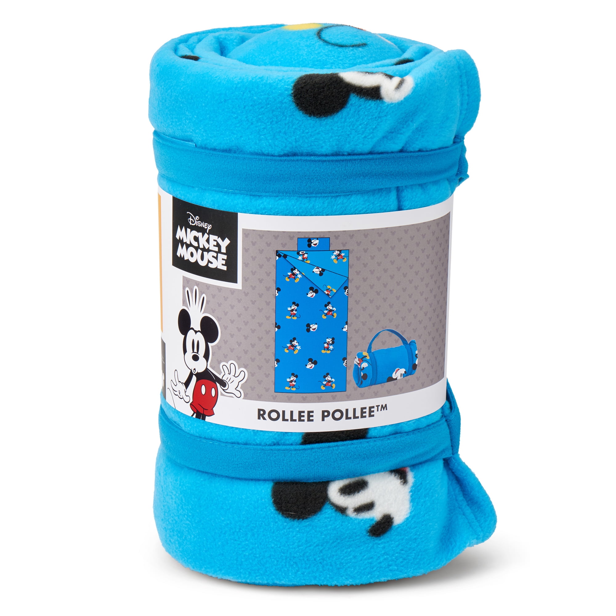 Rollee Pollee Mickey Mouse Famous Guy Fleece Blanket Set 50 x 55 Inches