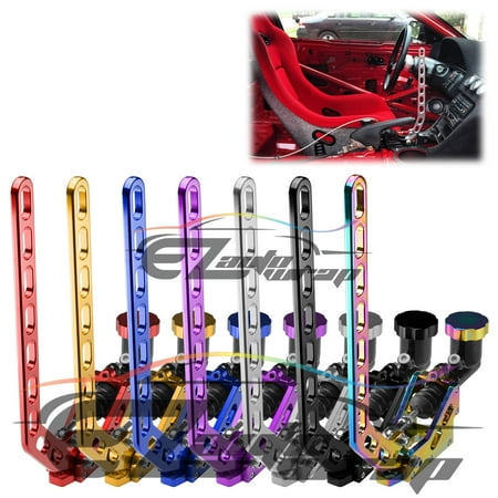 Silver Hydraulic Racing Hand E Brake Drift Handbrake Lever Gear + Oil Tank HB10