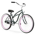 thumbnail image 2 of Firmstrong Urban Lady, 26", Women's, Single Speed, White/Pink, 2 of 7