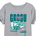 thumbnail image 3 of Star Wars - The Mandalorian Grogu Manga  - Womens Oversized Graphic T-Shirt, 3 of 5