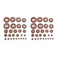 thumbnail image 2 of Wweixi Saxophone High-Pitched Pads Easy Install Round Mats Beginners Tools Convenient Cushions Woodwind Instrument Replacement High Saxophone 2PCS, 2 of 6