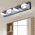 thumbnail image 3 of Modern Bath Wall Lighting, Black 4-Light Vanity Lights Fixtures, Over Mirror Bath Wall LED Light, 3 of 9