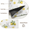 thumbnail image 6 of Cute Lemon Summer 2'x6' Runner Rugs for Hallway Kitchen Bedside Non Slip Washable, Farmhouse Floral Botanical Leaves Entryway Rug Runners with Rubber Backing, Long Carpet Runner for Laundry Room, 6 of 8