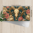 thumbnail image 2 of 1 Pcs 2D Flat License Plate Covers & Frames, Ram Skull For Decorative Front, Waterproof For Decoration Aluminum License Plate Covers & Frames Cover For Men Women, 12" X 6", 2 of 6