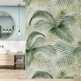 thumbnail image 3 of Idea4wall 4pcs Soft Palm Leaves Gentle Green Botanical Wall Murals, Removable Self-Adhesive Stick Wallpaper Large Wall Stickers for Home Decorative, 96"x120", 3 of 5