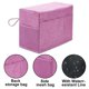 thumbnail image 3 of Funda para máquina de coser, funda protectora con bolsillo de almacenamiento esencial y asas laterales, funda antipolvo para máquina de coser (rosa de la suerte), 3 of 5