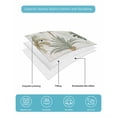 thumbnail image 5 of Tropical Green Palm Tree Twin XL Size Down Alternative Comforter, Lightweight Comforter Quilt Bedding Set with Pillow Shams Summer Beach Botanical All Seasons Bed Comforter Duvet Insert 68"x98", 5 of 7