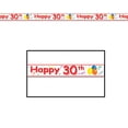 thumbnail image 2 of Club Pack of 12 ''Happy 30th'' Birthday Party Tape 3" x 20', 2 of 2