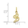 thumbnail image 2 of 10k Initial L Charm - .4 Grams, 2 of 4