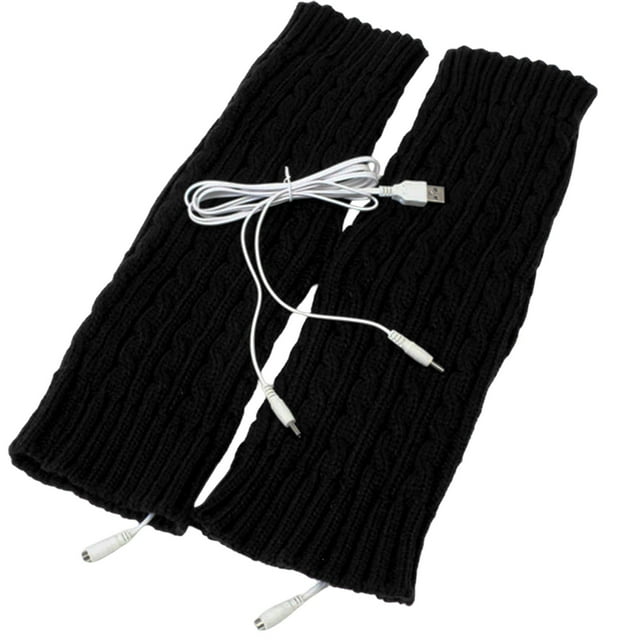 Heated Leg Sleeves Thermal Knee Warmers for Winter Outdoor Activities and Indoor Comfort