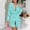 Mint Green, variant on WMTBSRSW Women's Plus Size Short Robe Trendy Floral Print Long Sleeve Bathrobe Lightweight Fall Nightgown Coffee2 XXL