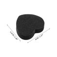 thumbnail image 4 of Unique Bargains 50 Pcs Mini Block Love Shape Nail Buffers for DIY Black, 4 of 6