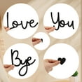 thumbnail image 4 of Love You Bye Sign Above Door, Wooden Script Decor Sign Black Modern Simplicity Decoration for Door, Home, Windows and Walls, Christmas Valentine's Wedding Thanksgiving Gift, 4 of 8