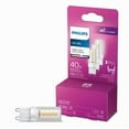 thumbnail image 1 of Philips LED G9 40W Equivalent Capsule Energy Saving Light Bulb, Bright White (3000K) 3-Pack, 1 of 5
