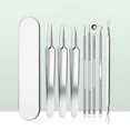 thumbnail image 2 of Blackhead Remover, Professional Blackhead Tweezers Set for Face, Stainless Steel Blackhead Extractor Tool, Precise Pore Cleaner, Facial Skin Care Tool, 2 of 9