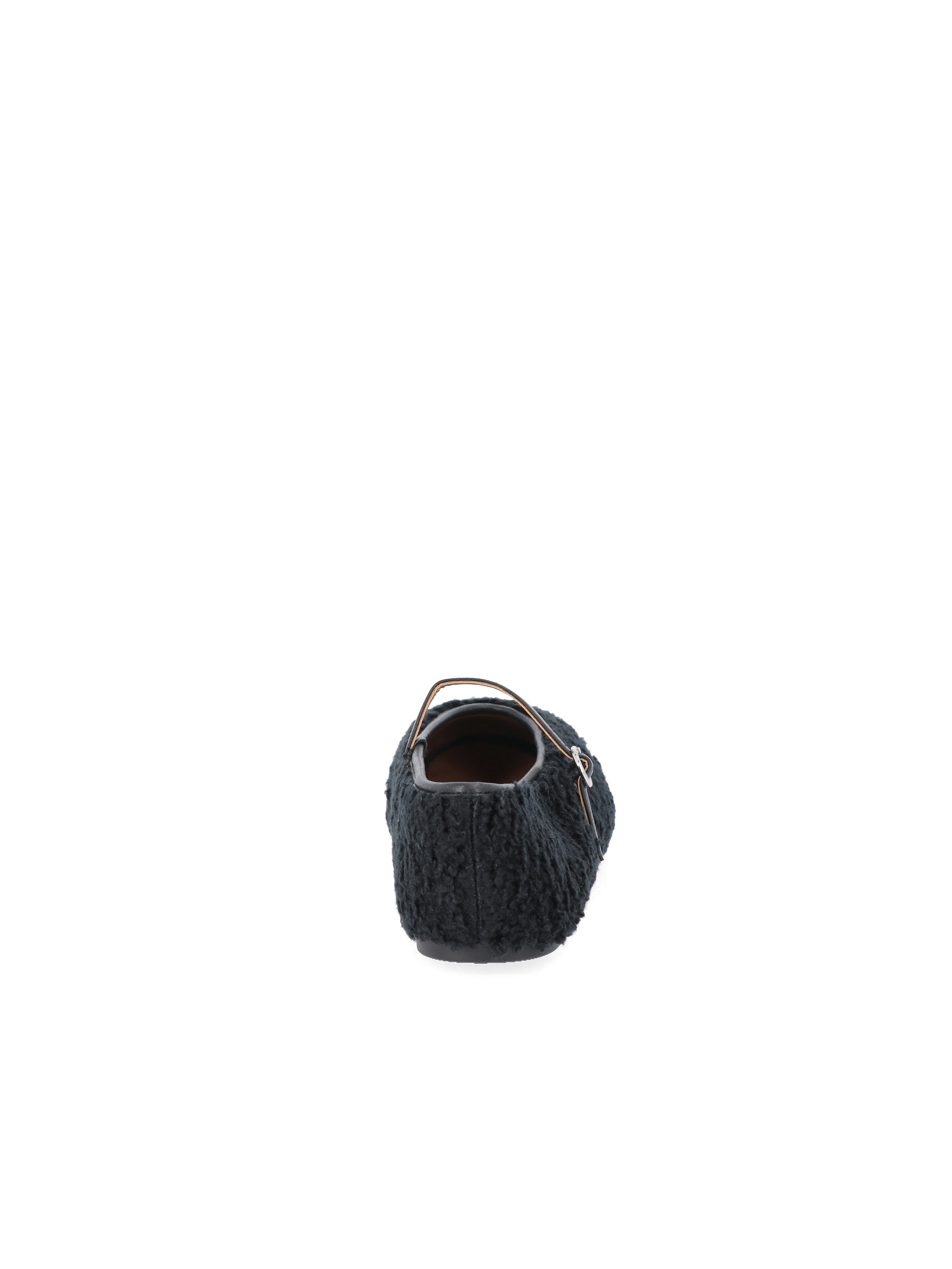 No Boundaries Women's Faux Shearling Mary Jane Flats