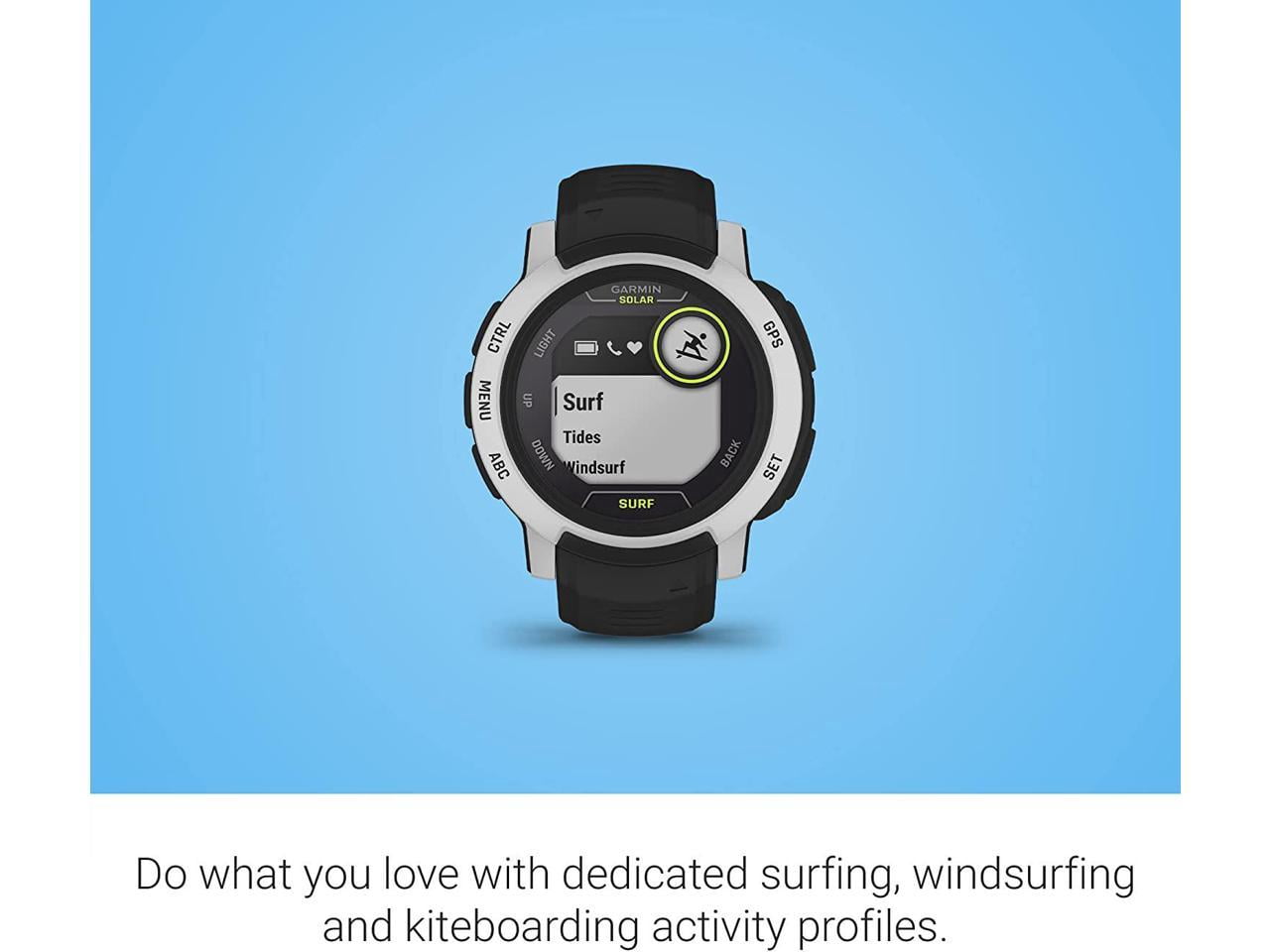 Garmin Instinct 2 Solar Surf Edition 45mm Rugged GPS Smartwatch, Bells Beach