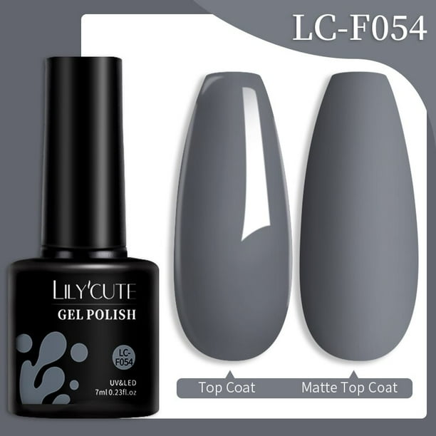 LILYCUTE serie de otoño Gel de esmalte de uñas 129 colorido semipermanente necesita capa superior Soak off UV Led Gel arte de uñas barniz zhangmengya LED