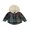 Green, variant on Toddler Baby Boy Girl Fall Winter Clothes Flannel Hooded Plaid Shirt Jacket Button Down Shacket