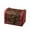 A, variant on Mini Vintage Treasure Chest Box - Ornate Wooden Decorative Chest with Hasp Latch in Red & Gold Tones for Jewelry, Gifts, DIY Crafts, Aquarium Decor & Home Accents