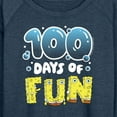 thumbnail image 3 of SpongeBob SquarePants - 100 Days Of Fun - Women's Lightweight French Terry Long Sleeve Shirt, 3 of 6