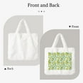 thumbnail image 2 of Yiaed Lemon Print Fluffy Shoulder Bag Plush Bags Women Ladies Tote Bag Fluffy White Furry Purse Handbag for Autumn and Winter, 2 of 7