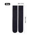 thumbnail image 3 of Deago 2 Pairs Men's Ultra Thin Sheer Dress Socks Soft Nylon Summer Silky Business Socks Breathable Work Trouser Sox Mid Calf, Black, 3 of 8