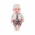 thumbnail image 1 of Poupée Bébé Fille Réaliste de 1 Pouce avec Tenue Adorable et Chapeau pour Jouer à la Maison, Rôle de Parentalité, Activités de Simulation, 1 of 7