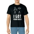 thumbnail image 2 of I've Got Your Back T-Shirt Funny Skeleton Stickman T-Shirts for Men Women, 2 of 3