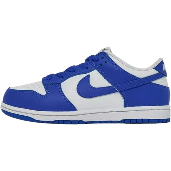 Little Kid's Nike Dunk Low White/Hyper Royal-Hyper Royal (FB9108 131) - 1.5