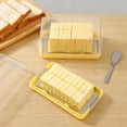 thumbnail image 3 of Butter Cutting Box with Lid Butter Slicer Cutting Plate Butter Container Butter Storage Butter Bowl Large, 3 of 7