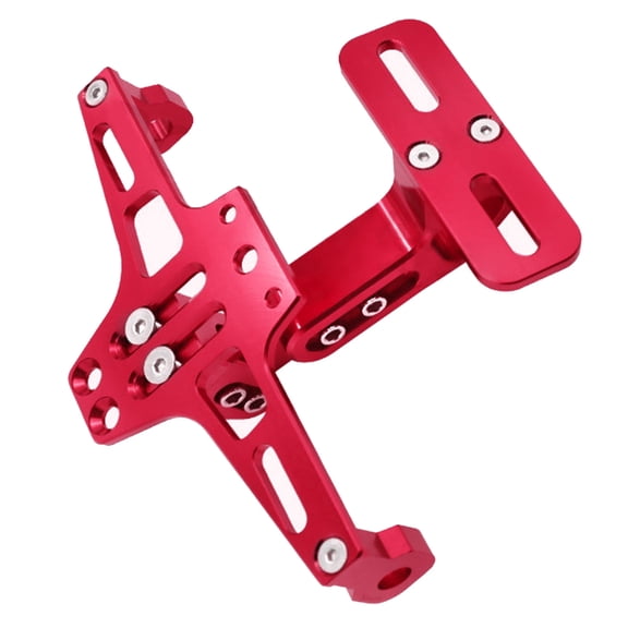 Motorbike License Number Plate Bracket Adjustable Motorcycle Rear License Plate Frame Holder Scooter Metal Plate Frame