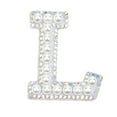 thumbnail image 1 of Clearance! Iron Cobble On Clothes AZ Sew Decorative Letter Cobble Glitter Letters Applique Rhinestone Pearl English Letters For DIY Craft Supplies, 1 of 4