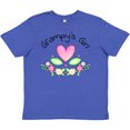 thumbnail image 3 of Inktastic Grampy's Girl- heart flowers Youth T-Shirt, 3 of 5