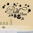 thumbnail image 3 of Aidoshy Wall Paper Peel and Stick Modern,Bath Time Home Decor Wall Sticker Decal Bedroom Vinyl Art Mural for Bedroom Bathroom Cabinets Decor Vinyl, 3 of 3