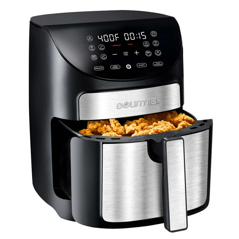 Gourmia 7 qt Air Fryer, Black - Fryforce 360° Technology Gourmia 7 qt Air Fryer, Black - Fryforce 360° Technology