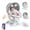 White, variant on Zoicay Baby Swing, Baby Rocker Stationary Seat Infants Swing 3-IN-1 Design,  Motion Detection, 5 Speeds & 3 Modes,12 Melodies & Bluetooth Music, White