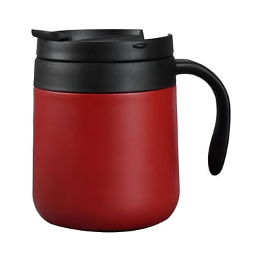 ACDANC Coffee Mug with Handle,12oz Insulated Stainless Steel Coffee Travel Mug,Double Wall Vacuum Reusable Coffee Cup with Lid