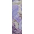 thumbnail image 2 of Addison Rugs Mayfield Washable Transitional Watercolors Purple Runner Rug, 2'3" x 7'6", 2 of 5
