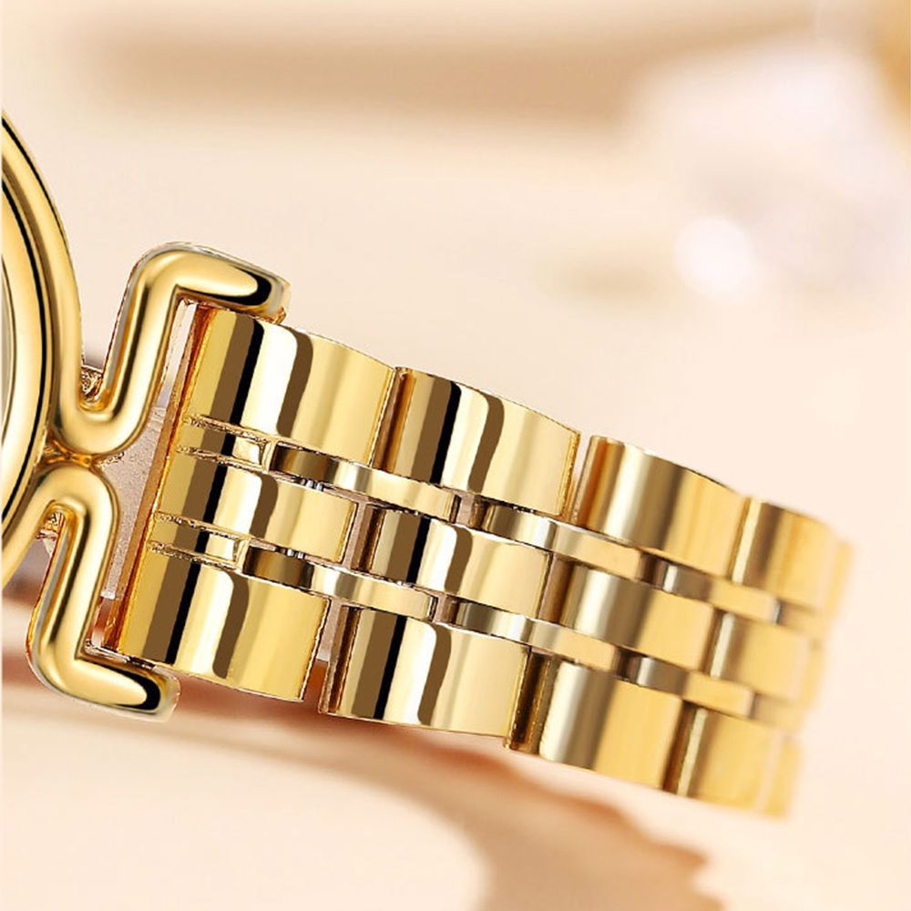 Women Watch Fashion Gold Analog Quartz Female Watch for Women Luxury Dress Ladies Stainless Steel Waterproof Wrist Watches