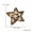 #22 Christmas Star, variant on MATROOY 2024 wholesale Christmas Tree Deer Snowman Brooch Pin Crystal Santa Claus Xmas-4.Blue Crystal Elk