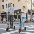 thumbnail image 4 of PORORO Electric Scooter with Seat, 8.5" Folding Commuter E-Scooter for Adults, 350W Motor, 16MPH & 10-15Mile Range, 4 of 9